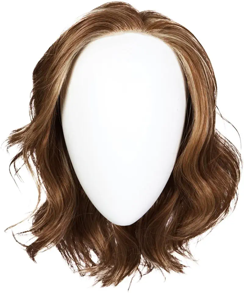 Raquel Welch Director's Pick Should Length Layered Wig With Hand Tied Base by Hairuwear, Petite Average Cap, RL12/16 Honey Toast