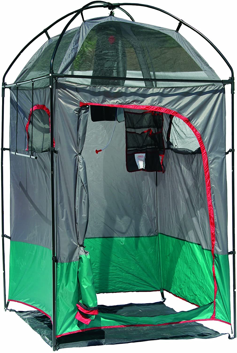 Texsport Instant Portable Outdoor Camping Shower Privacy Shelter Changing Room Gray