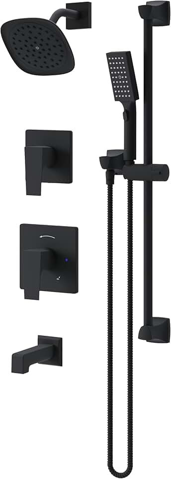 Verity HydroMersion Double Handle Tub and Shower Trim Kit with Hand Spray