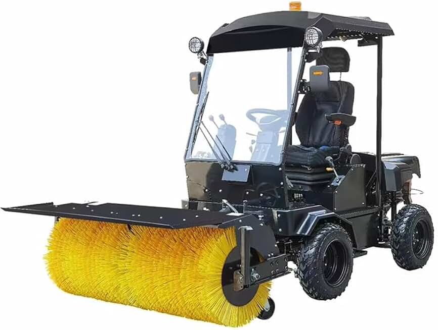 Multifunction Ride-On Snowplow Convertible Snow Removal Machine Driving Snow Shovels Winter Snow Blower