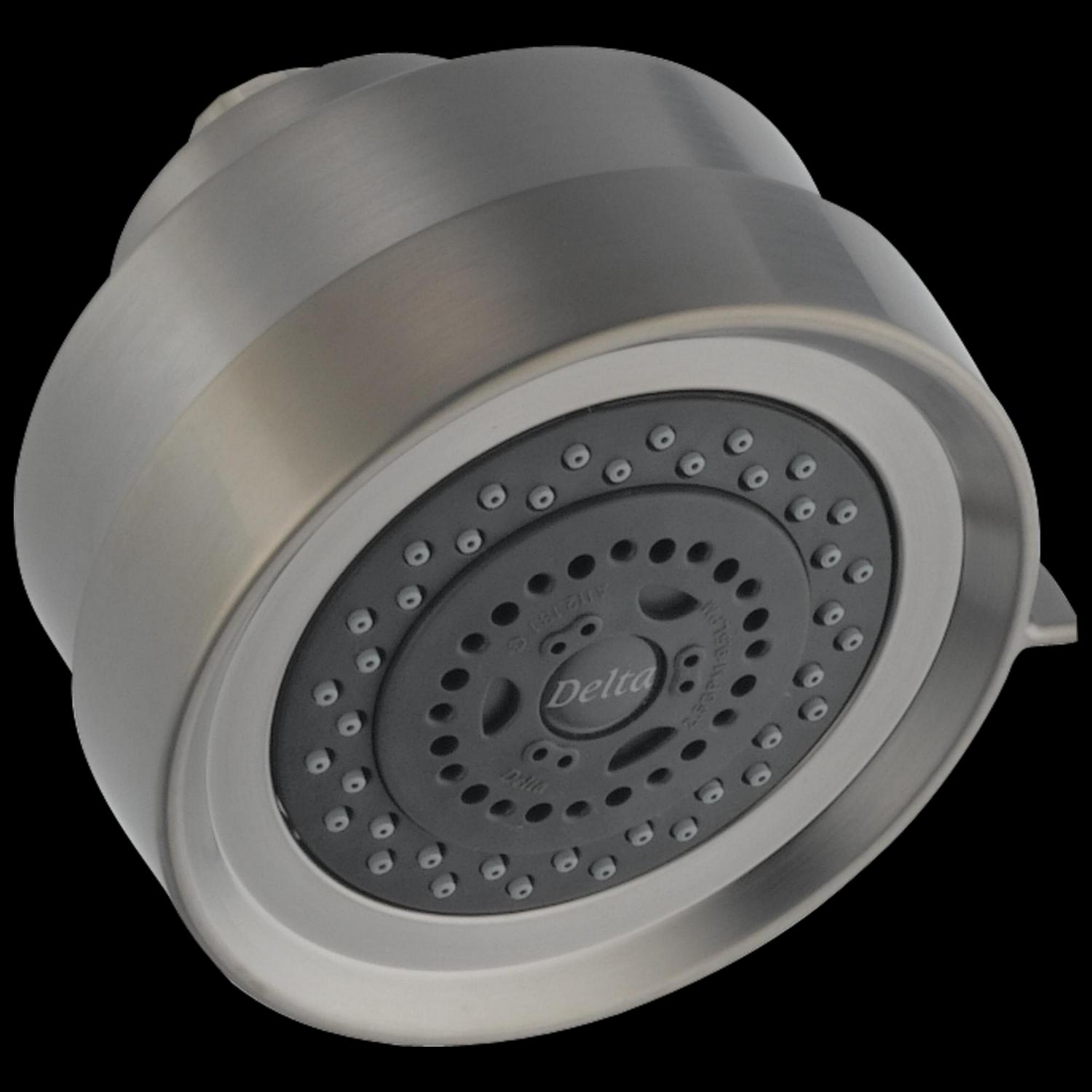 Delta Universal Showering Components Stainless Round Fixed Shower Head 2.5-GPM (9.5-LPM)