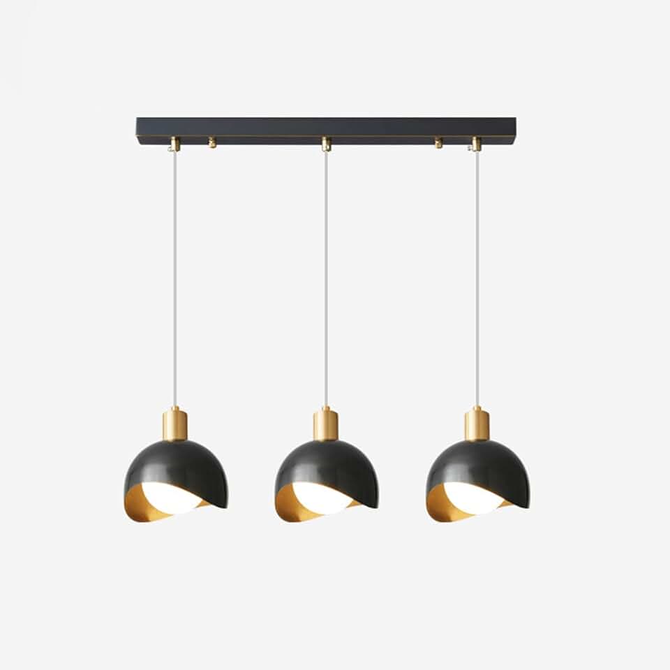 Kitchen Island Light Copper Ceiling Lamp Nordic Hanging Chandelier Lighting Fixture, Dining Table Bedroom Decor Brass Suspended Lamps Mini E27 Chandeliers