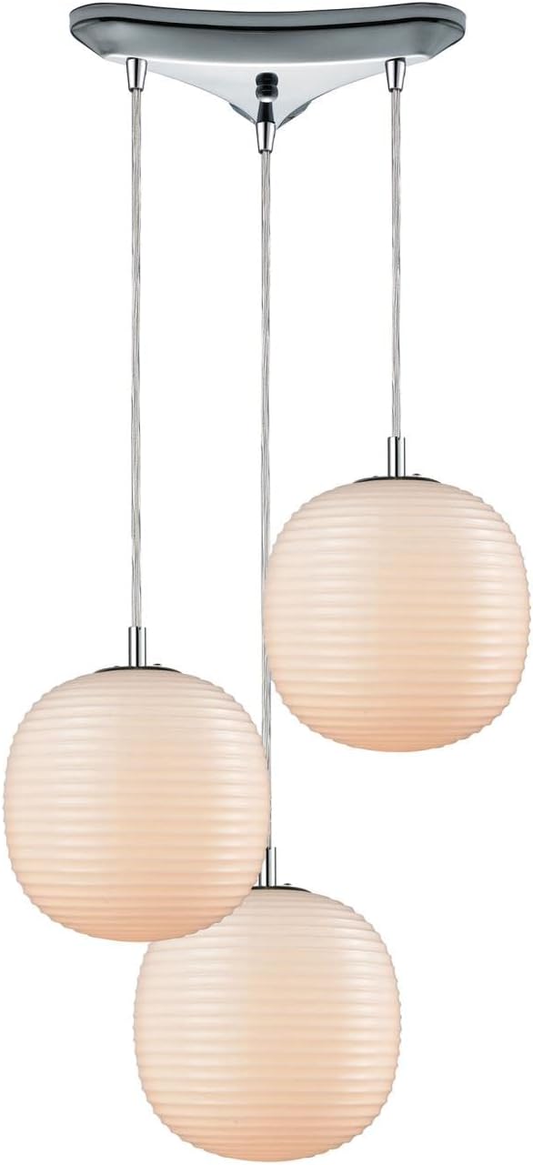 56560/3 Pendant Light, Polished Chrome