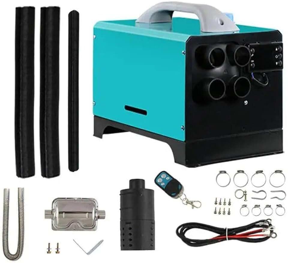 Versatile 12V/24V/220V Diesel Air Parking Heater – 5-8KW Low Noise with LCD and Remote Control