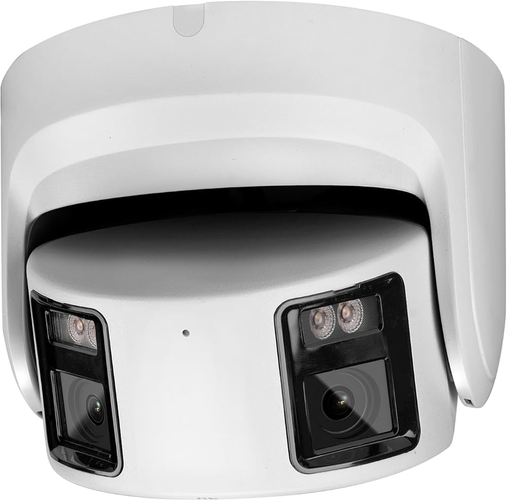 VIKYLIN DS-2CD2387G2P-LSU/SL OEM 4K 8MP Panoramic Full Color PoE IP Camera, 4mm Fixed Lens Turret IP Camera,Human/Vehicle Detection, Active Strobe Light, Audio Alarm, 2-Way Talk, SD Card Slot 512GB