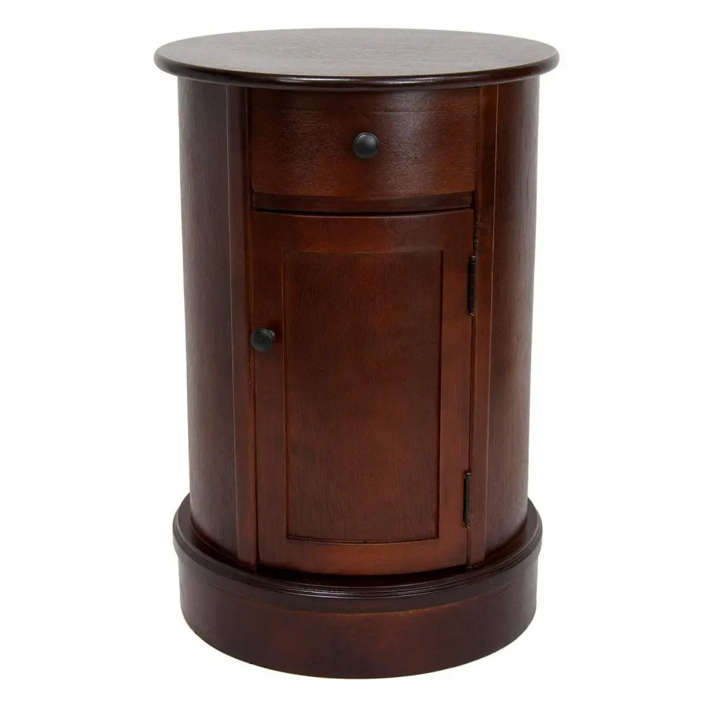 Oriental Furniture 26 Classic Oval Design Nightstand