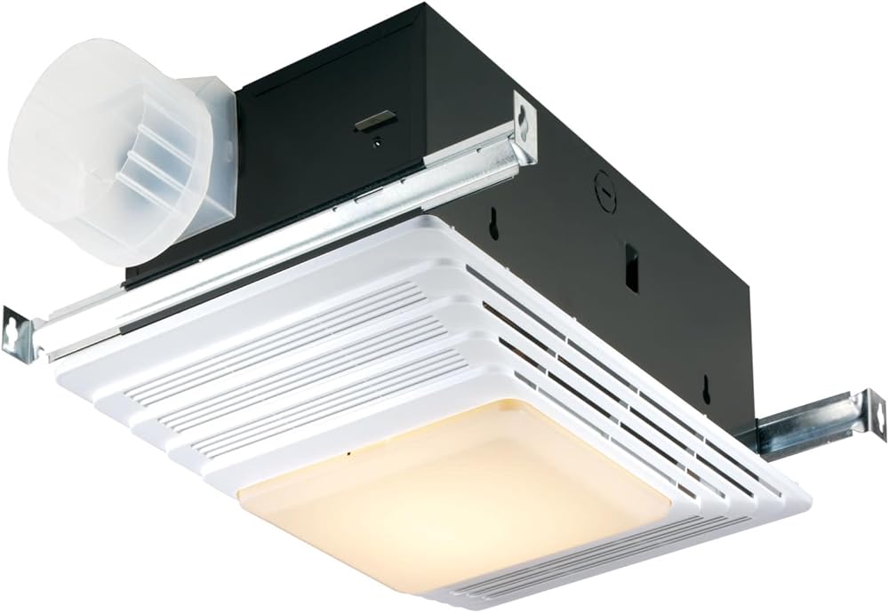 Broan-NuTone 696 Ceiling Exhaust Light for Bathroom and Home, 100-Watts, 100 Ventilation Fan, 4