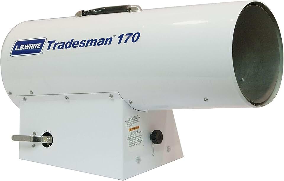 Forced Air Portable Gas Heater, Natural Gas, 125,000 to 155,000 BtuH