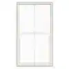 JELD-WEN 28 in. x 54 in. V2500 Double Hung Vinyl Window with Black Exterior