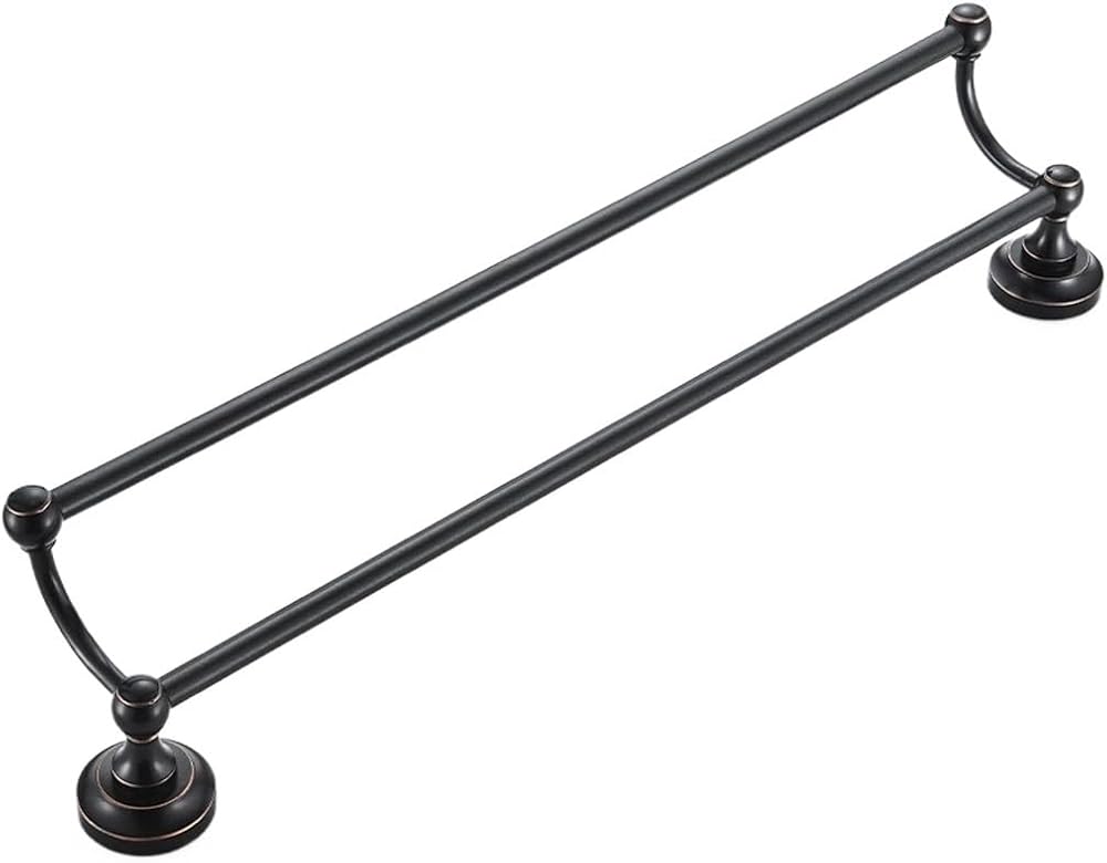 Black Ancient Bath Towel Rack, All Copper Towel Rack, Hanging Rack, Bathroom Wall Mounted Storage Rack