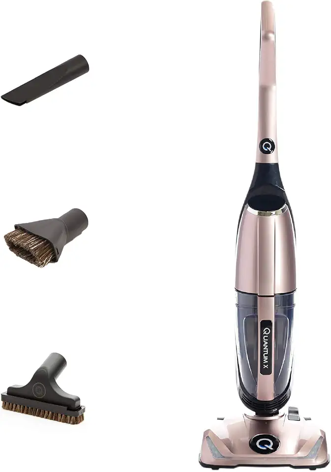 Quantum X Upright Water Filter Vacuum — The Best Bagless Household Vac Cleaner with Water & MicroSilver Filtration to Clean Wet & Dry Messes - Pet, Dog Hair & Toddler Spills on Carpet & Hardwood Floor