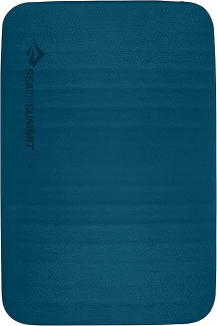Sea to Summit Comfort Deluxe Self-Inflating Foam Double Sleeping Pad, Byron Blue