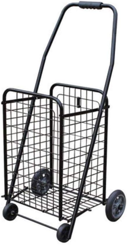 Folding Shopping Cart, Stair Climbing Cart Trolly Grocery Laundry Utility Cart with Wheel Removable Waterproof Canvas Bag (Color : D)