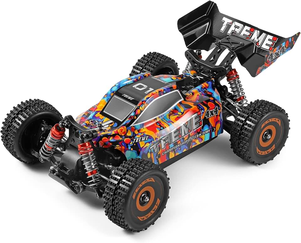 WLtoys High-Speed RC Car 184016 75KM/H 2.4G RC Car Brushless 4WD Electric High Speed Off-Road Remote Control Drift Toys for Children Racing (184016 3 * 1500)