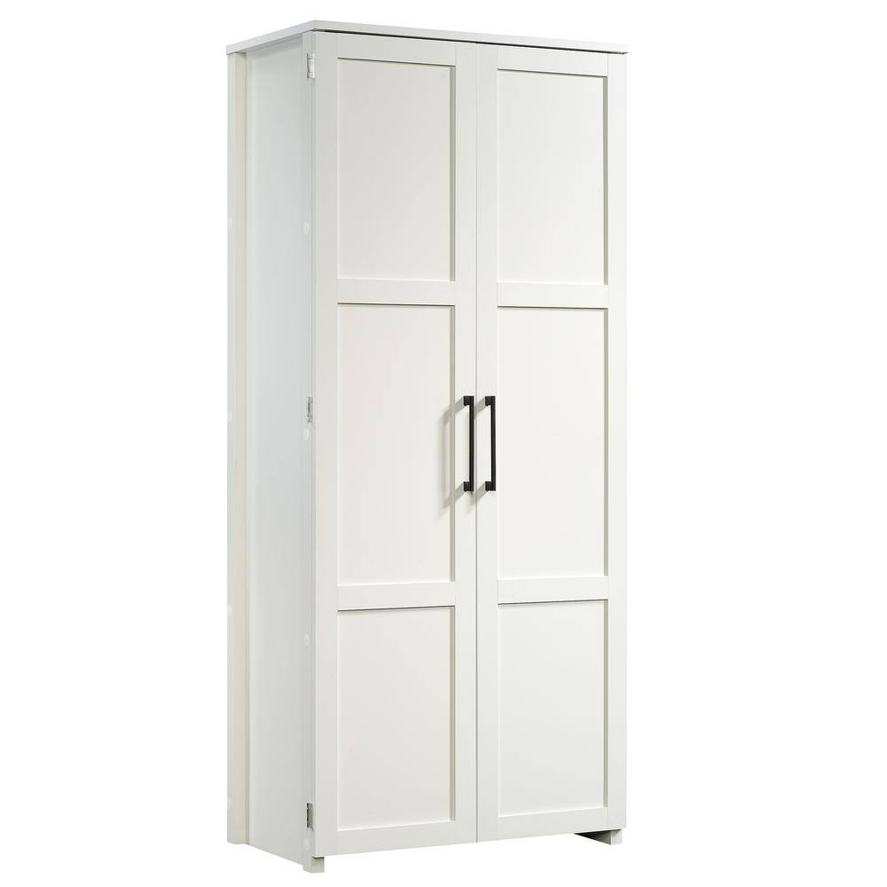 HomeVisions Soft White Storage Cabinet
