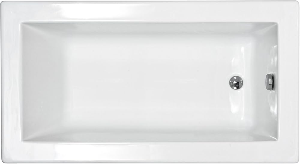 S3272VN Tubs Venetian 32 by 72 by 23-Inch Rectangular Soaking Bathtub, White