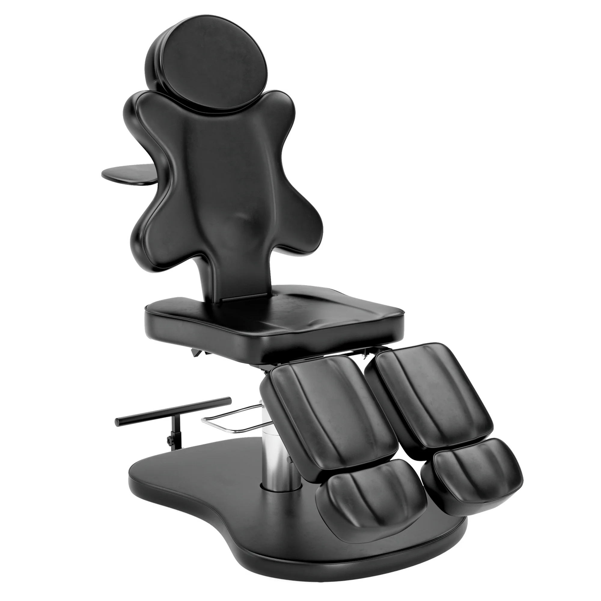 Multi-Purpose Hydraulic Tattoo Chair Split Legs for Artist, 360° Swivel, Height Adjustable