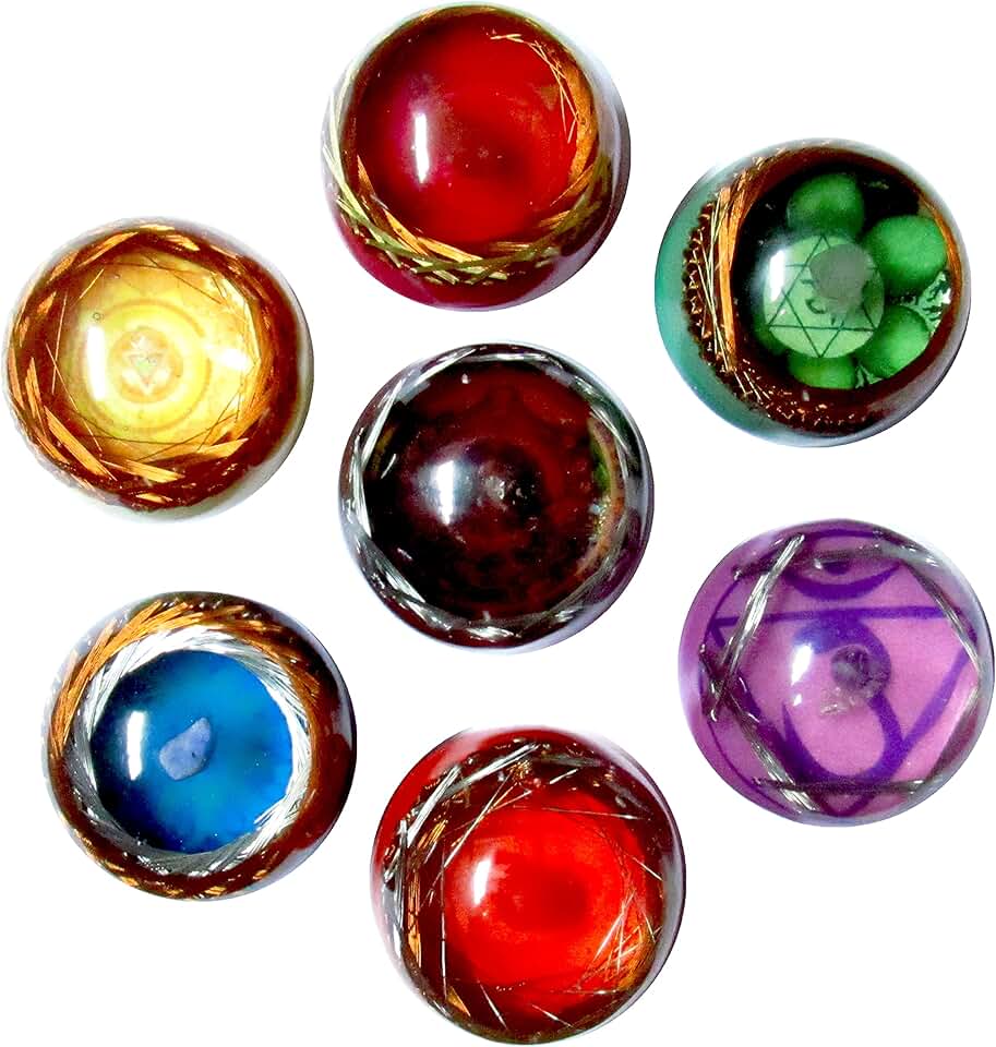 7 Chakra Massage Spheres Kit