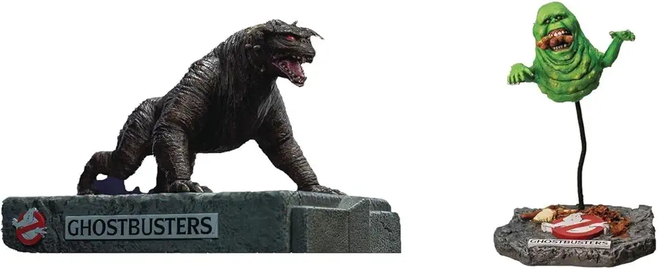Ghostbusters: Zuul & Slimer 1:8 Scale Soft Vinyl (Deluxe Ver.) Statue Twin Pack