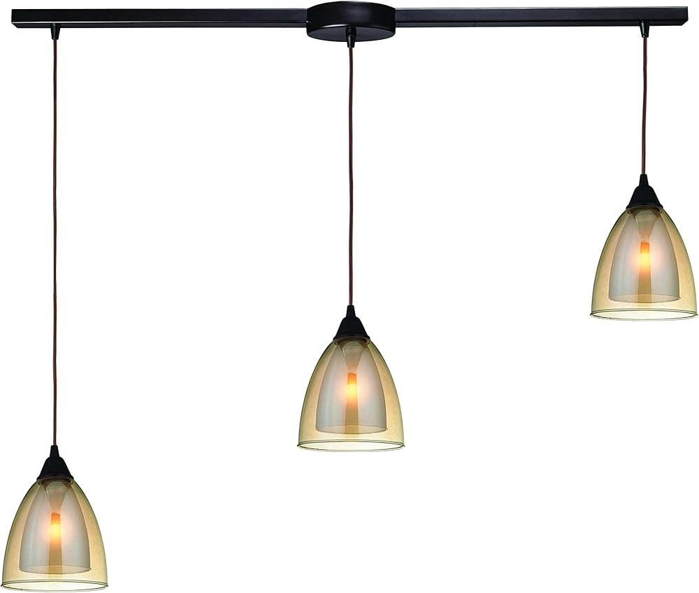 10474/3L Layers 5'' Wide 3-Light Mini Pendant in Oil Rubbed Bronze