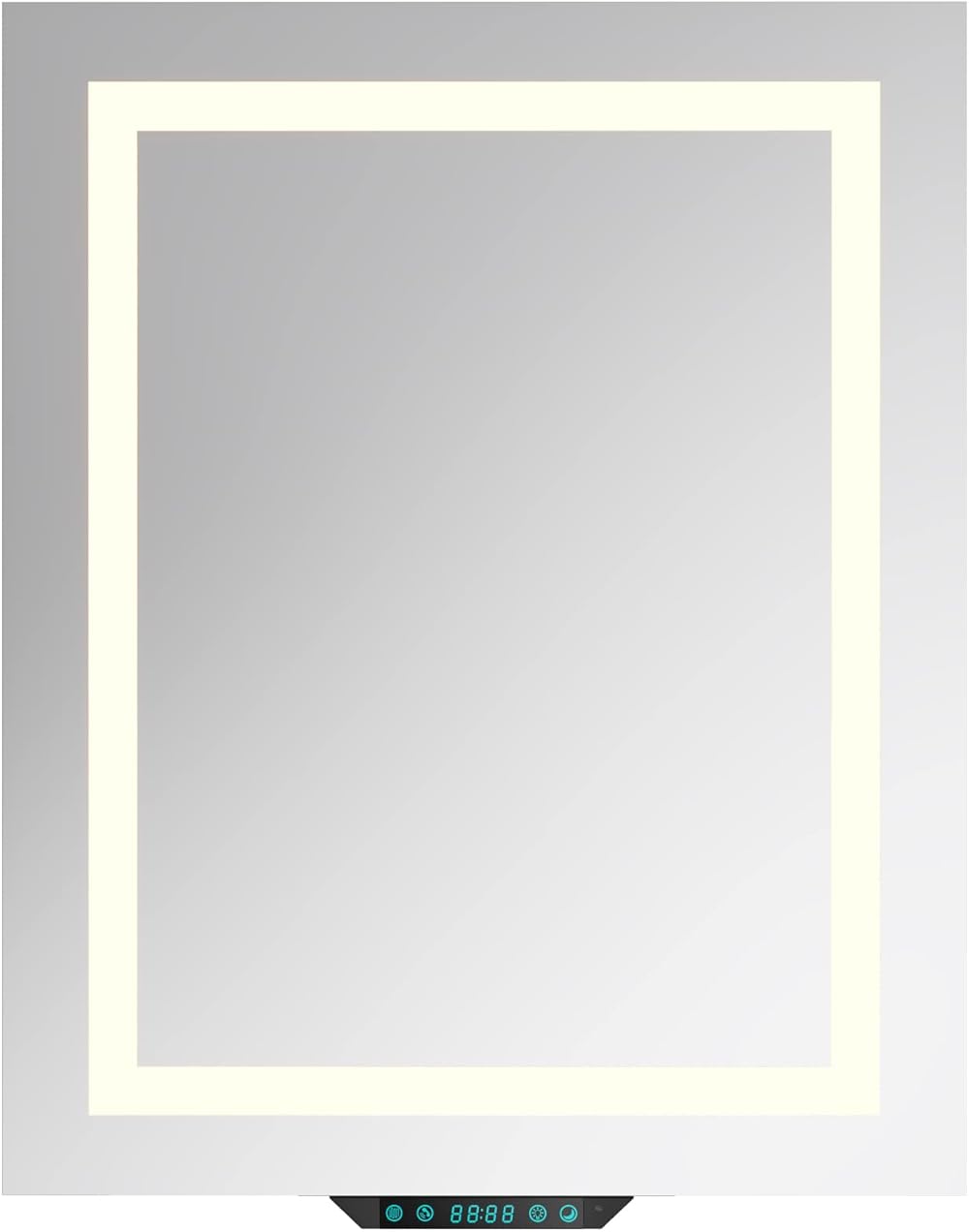 Tech Drive Bathroom Mirror with Buletooth speaker and led Lights and Bathroom fan 50 CFM, 1.0Sone