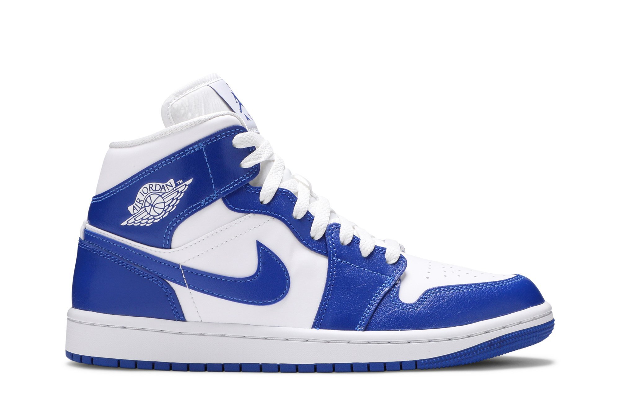 Wmns Air Jordan 1 Mid 'Kentucky Blue' BQ6472-104