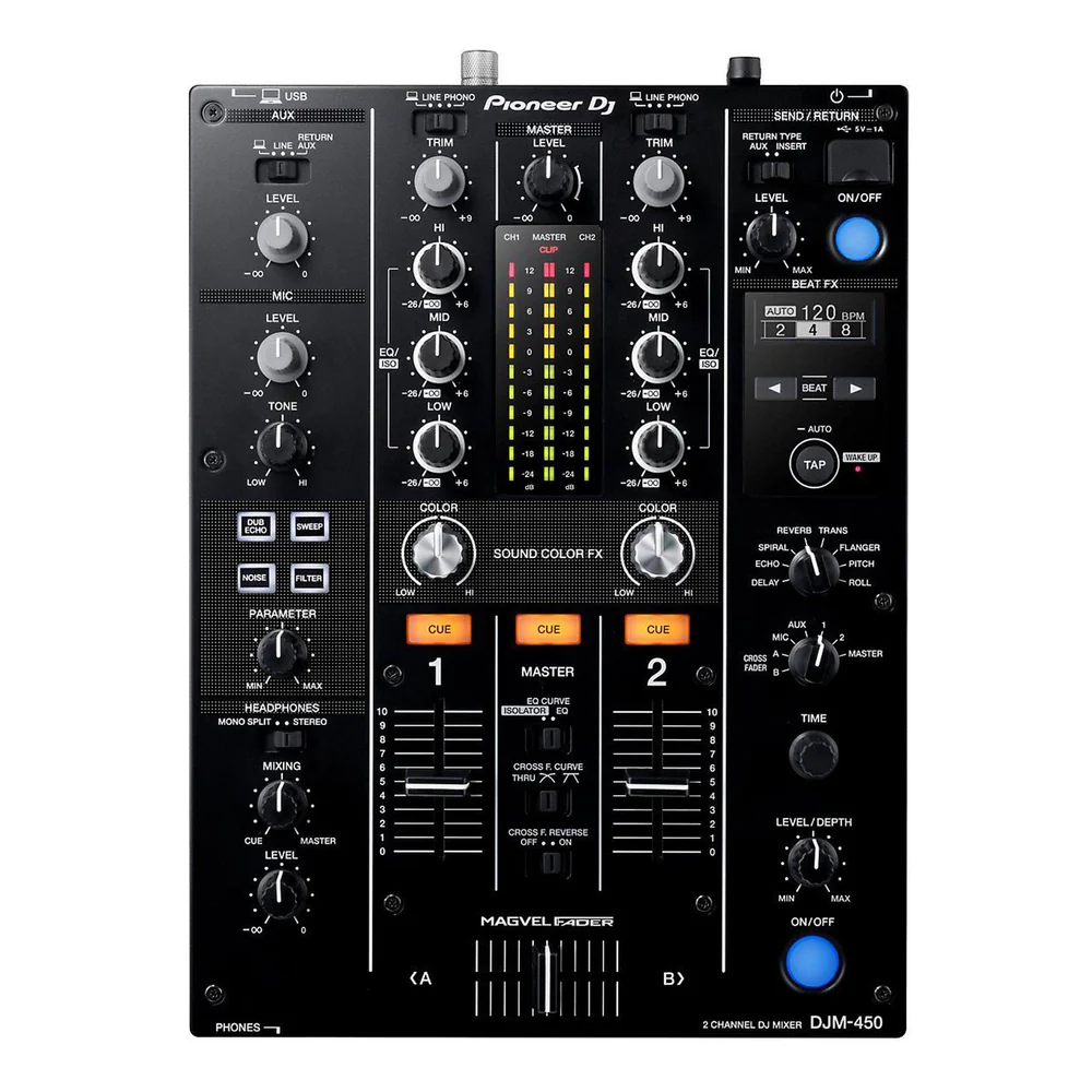 Pioneer DJ DJM-450 - 2-Channel DJ Mixer with FX Pioneer DJ DJM-450 - 2-Channel DJ Mixer with FX
