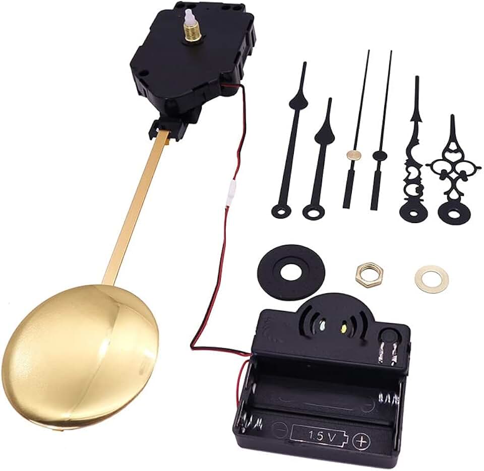 Wall Quartz Pendulum Clock Movement Mechanism Music Box DIY Repair Kit for Repairing Replacing Home Decorations