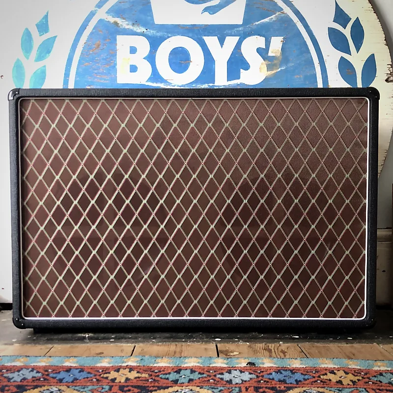 Vintage Vox VSEL Defiant 2x12 guitar speaker cab / cabinet sixties - Goodmans Audiom12-P's 100ws @ 16 ohms