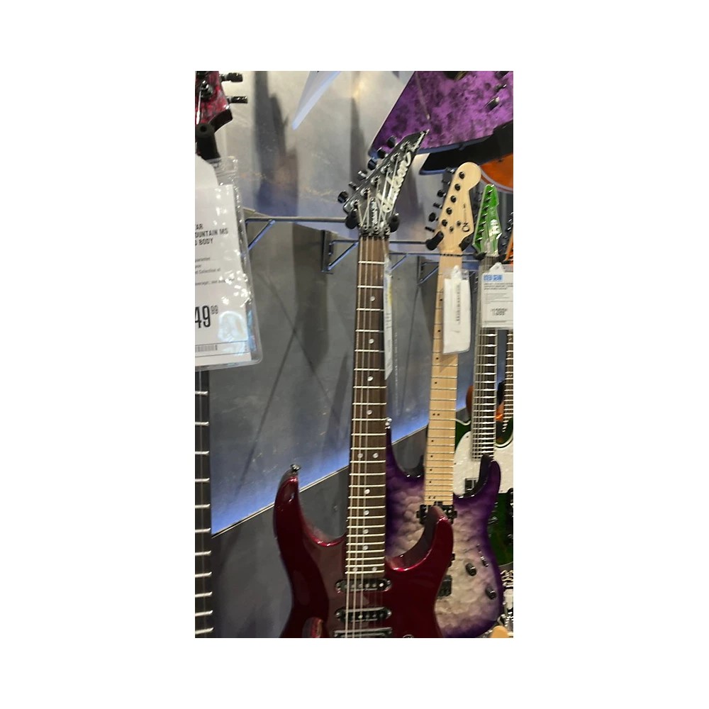 Used Schecter Guitar Research Silver Mountain Ms 8 Solid Body Electric Guitar