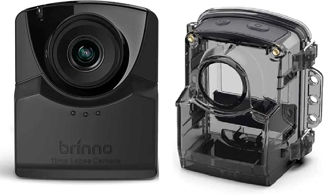 Brinno Empower TLC2020 Time Lapse Camera & ATH1000, New Quick Menu, Step Video & Stop Motion Capture Modes in HDR and FHD, Long-Lasting Battery, Ideal for Weatherproofing in Outdoor Environments