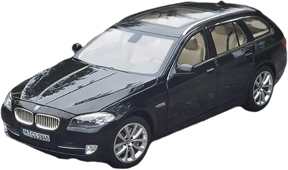 Scale model cars for 1:18 BMW 5 Series 550i F11 Crock Pot Wagon Alloy Car Model Original Collection Ornament Toy Car Model
