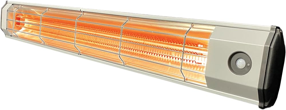 Heat Storm 6000 Watt Infrared Heater, Wi-Fi enabled, Weather-Proof, Silent, 240V Electric Heater with Motion Sensor, Gray, Large