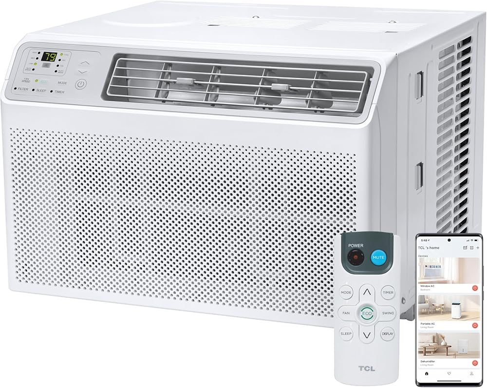 TCL 8,000 BTU Smart Window Air Conditioner - H8W35W