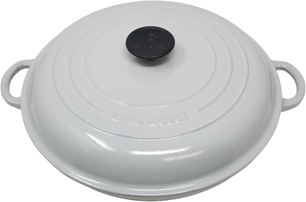 Le Creuset Enameled Cast-Iron 3-1/2-Quart Buffet Casserole, Vapeur (Vapeur)