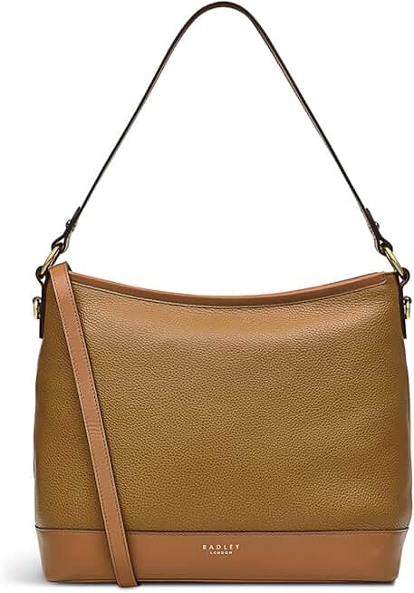 RADLEY London Babington Plain - Women's Leather Shoulder Bag - Medium Size Purse - Women's Shoulder Handbag