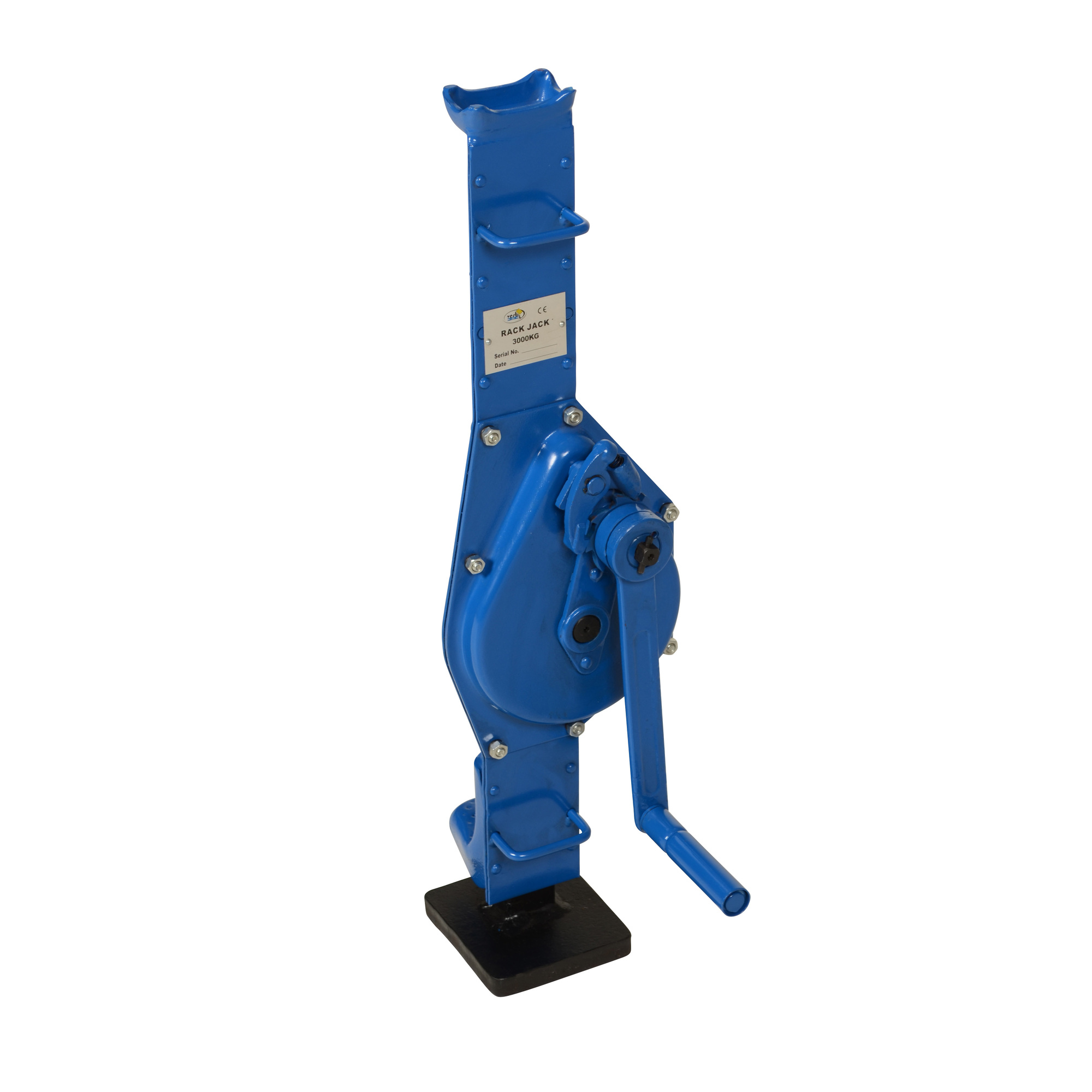 Vestil, Mechanical Machinery Jack 6k, Lift Capacity 3 Tons, Min. Lift Height 29 in, Max. Lift Height 42.938 in, Model# MMJ-6