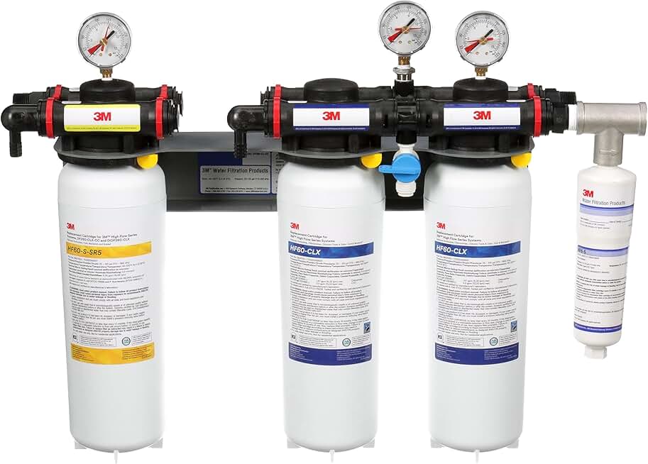 3M Dual Flow Series Water Filtration System DF260-CLX, 5627003,0.2 um NOM
