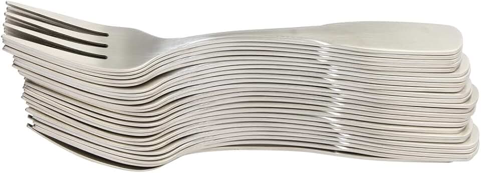 Environments Stainless Steel Utensil Flatware 4.25Â– long Silverware Set of Forks for Kids, Set of 36 Forks, Dishwasher Safe, BPA-Free (Item # 898007)