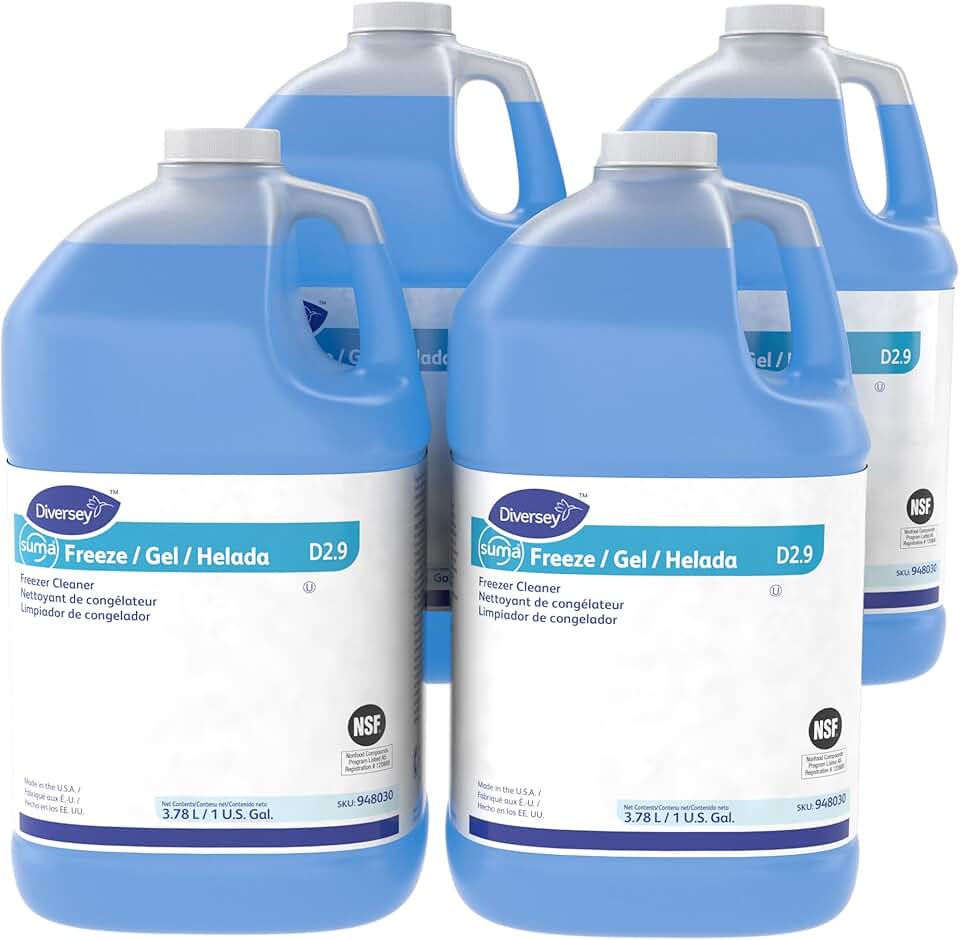 Diversey - 948030CT Suma Freeze D2.9 Freezer and Cold Floor Cleaner (1-Gallon, 4-Pack)