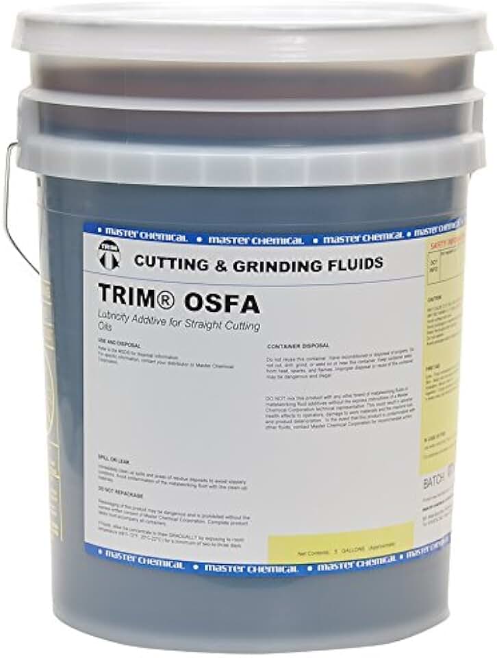 TRIM Cutting & Grinding Fluids OSFA/5 Lubricity Additive for Straight Cutting Oil, 5 gal Pail