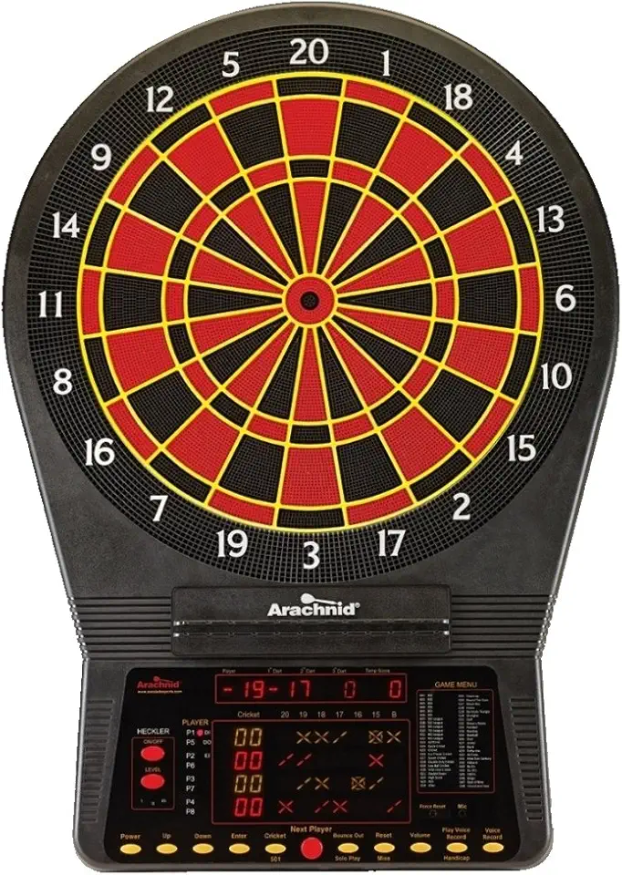 Cricket Pro 900 by Arachnid- Talking Electronic Dartboard, 15.5
