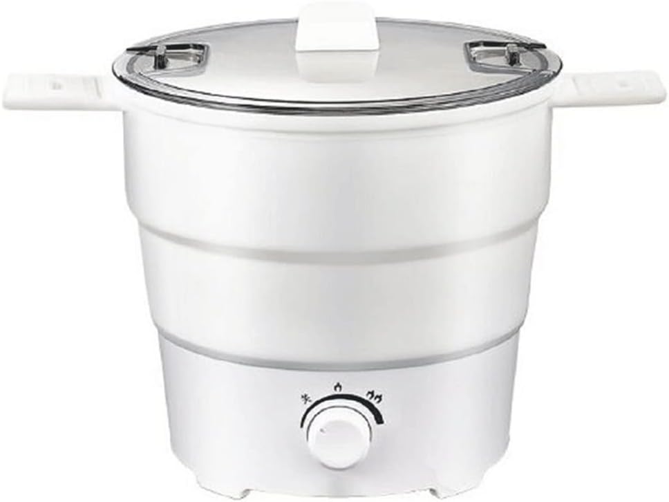 110V /220V Multicooker Electric Cooking Pot Household Mini Foldable Hot Pot Portable Electric Rice Cooker Non-Stick Pan (Color : D, Size : 220V)