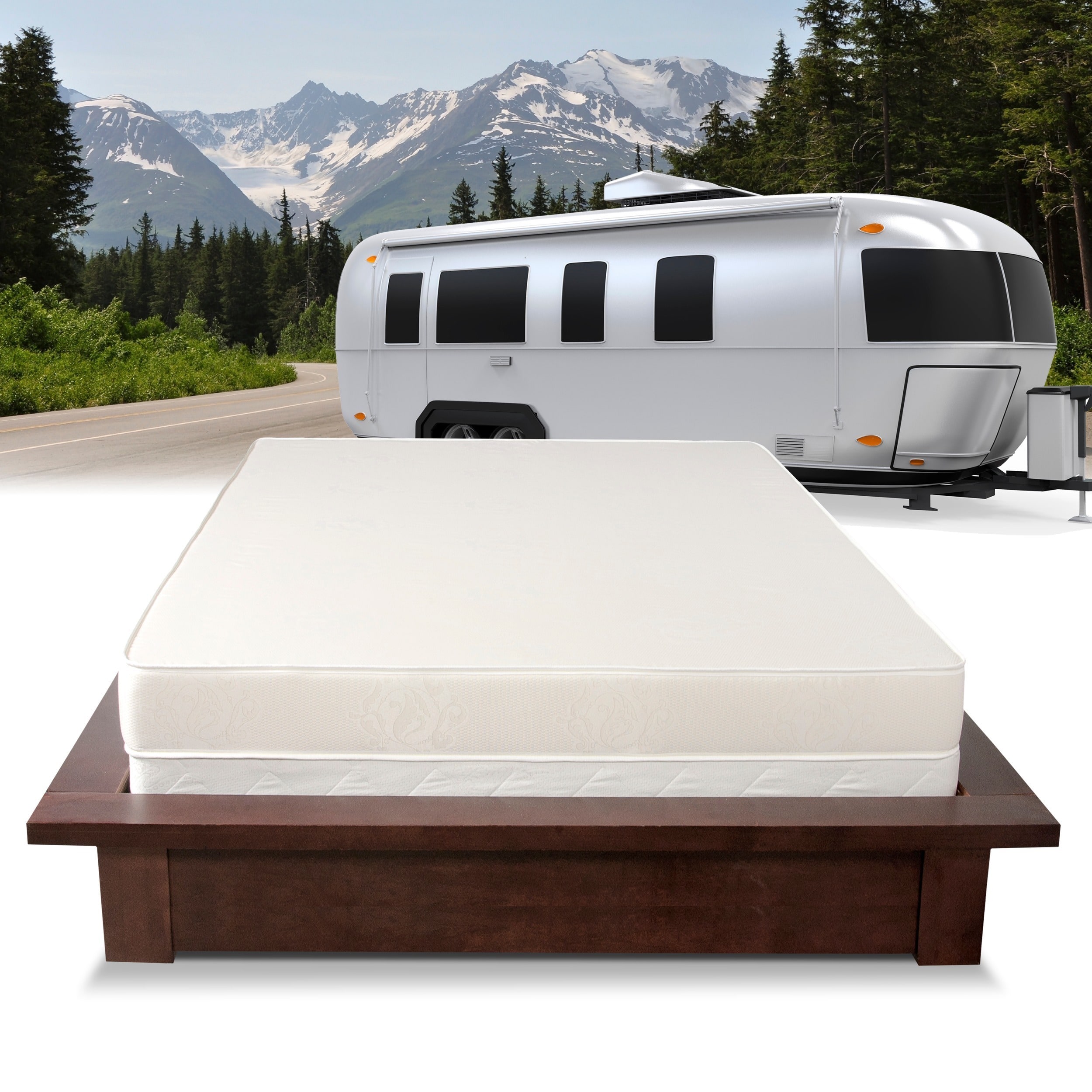 Select Luxury Home RV 6-inch Firm Reversible Short Queen-size Foam Mattress