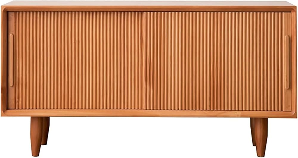 Shoe Storage Bench Entryway Hallway Furniture, Shoe Bench 2-Tier Wooden Storage Cabinet with Seat Cushion for Hallway Bedroom Living Room Furniture, 80 x 35 x 45 cm(Cherry)