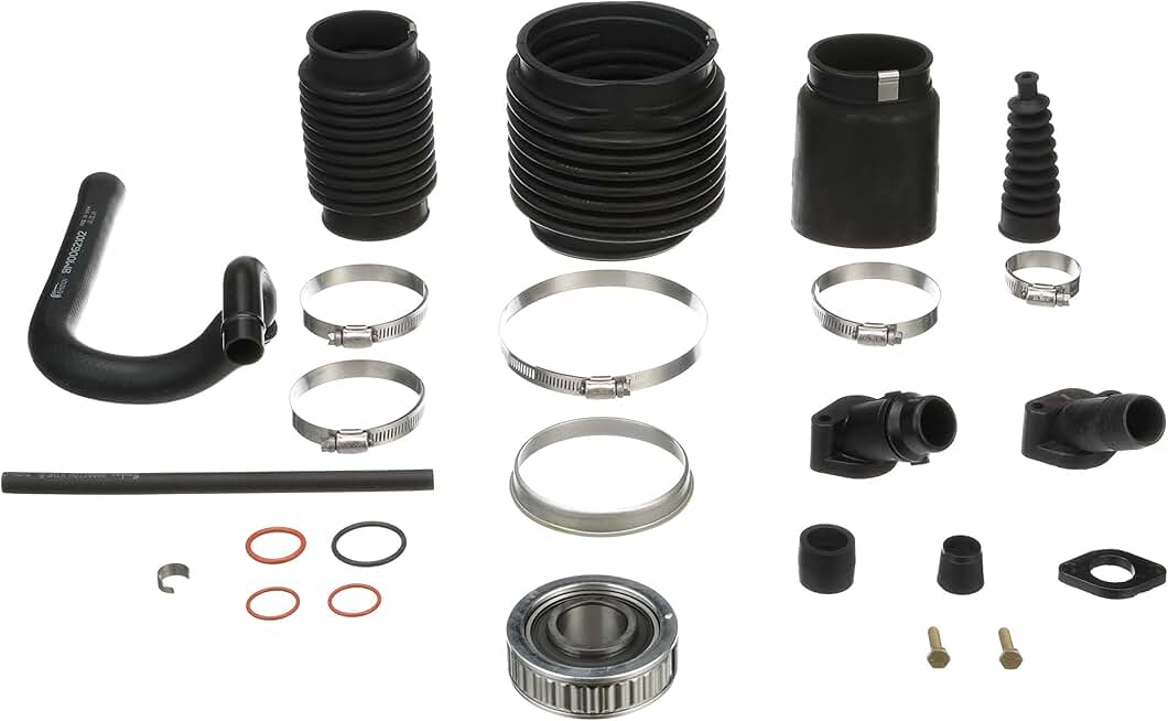 Quicksilver 8M0095485 Stern Drive Transom Seal Repair Kit for MerCruiser Bravo and Blackhawk Stern Drives with Exhaust Bellows