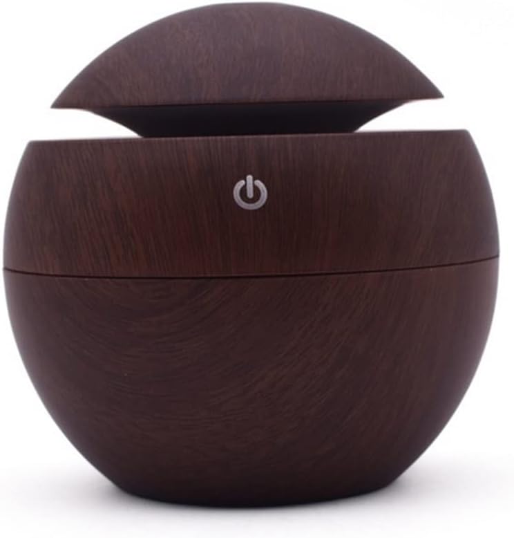 130ML USB Aroma Diffuser Ultrasonic Cool Mist Humidifier Air Purifier 7 Color Change LED Night Light for Office Home (Color : White-Patch Five-Pointed star4, Size : 9.7 * 9.7 * 9.7cm)