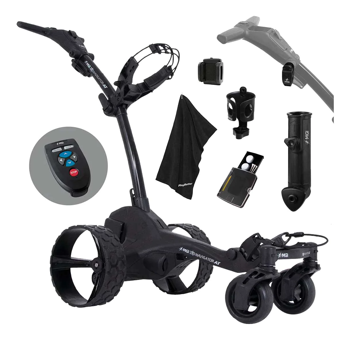MGI Zip Navigator AT (2024 Version) Electric Golf Caddy