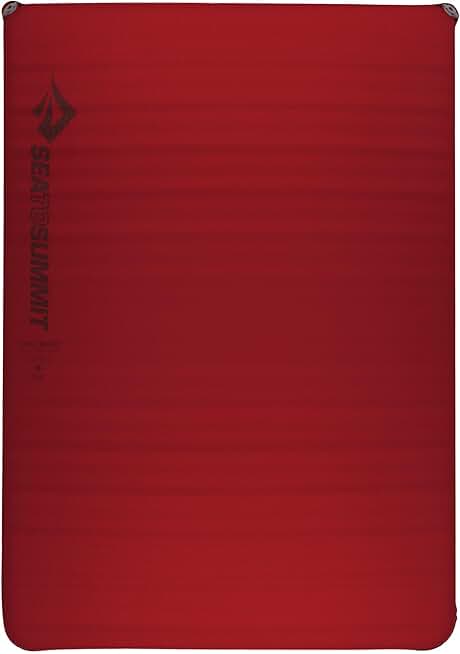 Sea to Summit Comfort Plus Self-Inflating Foam 2-Person Camping Mattress, Crimson Red