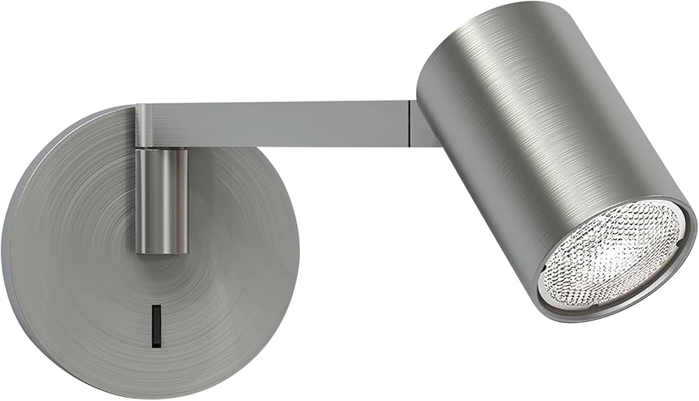 Astro Ascoli Swing Indoor Reading Light (Matt Nickel) - Dry Rated - GU10 Lamp, Designed in Britain - 1286069-3 Years Guarantee
